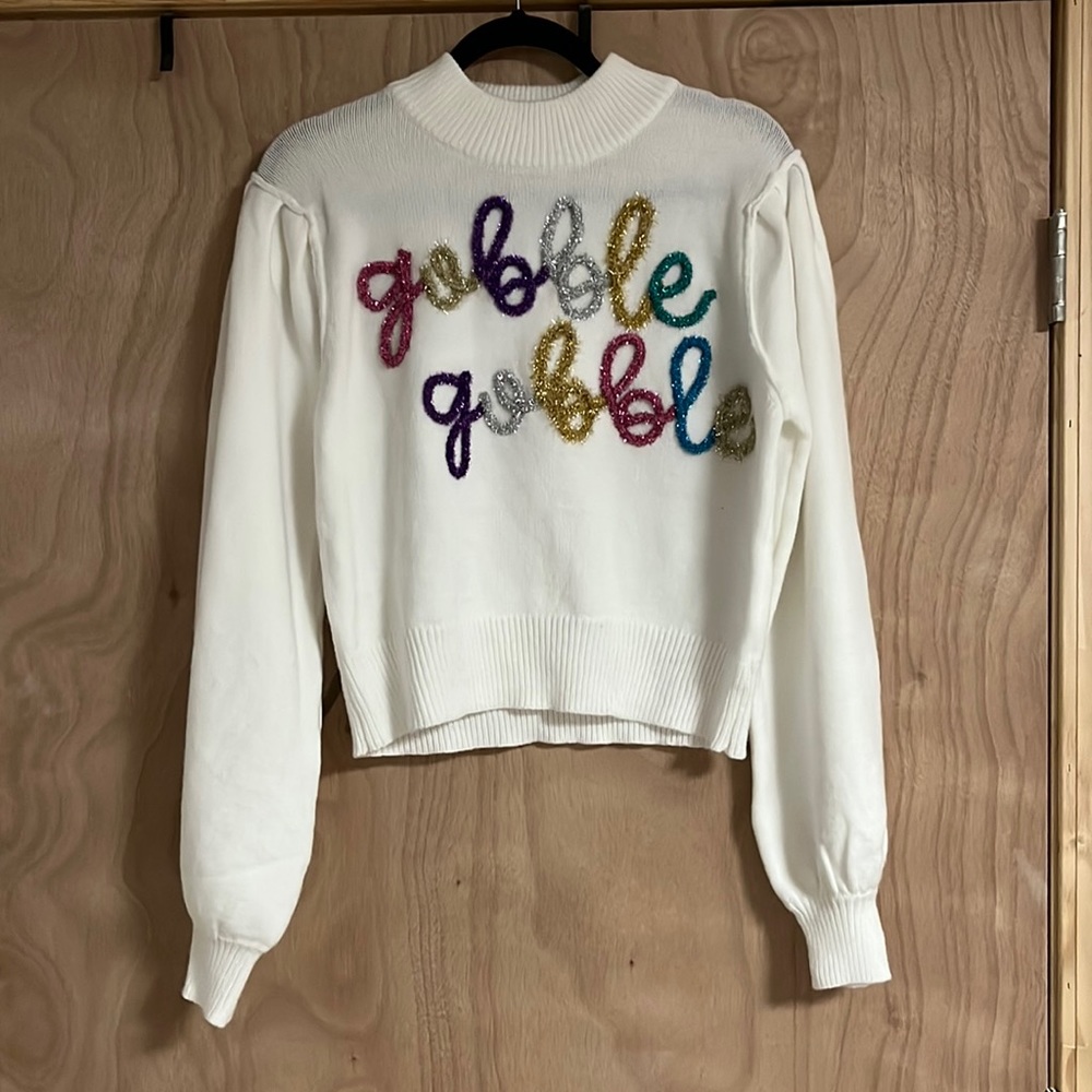 Gobble Gobble Thanksgiving sweater